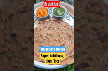Healthy breakfast, multi-grain veggie chilla, quick weightloss recipes #shorts #shortsfeed #recipes