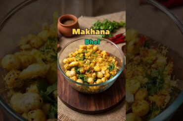 5 Minute Healthy Makhana Bhel | Crispy & Tasty Snack Recipe | Makhana Chaat #eveningsnacks #ytshorts