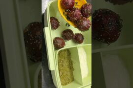Kids Lunch Box Beetroot Balls | Healthy Snack #recipe #shorts
