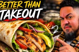 Grilled Chicken Wrap | Easy & Healthy Lunch Recipe in 25 Minutes