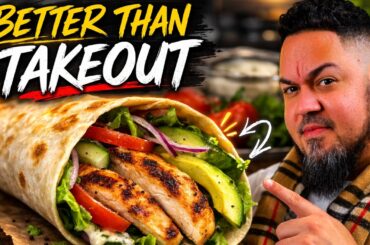 Grilled Chicken Wrap | Easy & Healthy Lunch Recipe in 25 Minutes