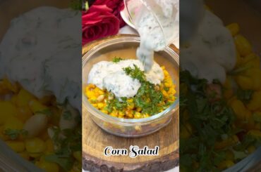 Want to eat Healthy, New & Tasty ! Try This "CORN SALAD" | Salad Recipes #shorts #food #recipe