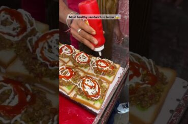 Most healthy sandwich in Jaipur just 70/- only #shortsfeed #trend #food #indianfood #shorts #jaipur