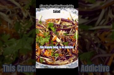 Quick & Healthy Vegetable Salad Recipe #healthysalad #salad #weightloss #easysalad