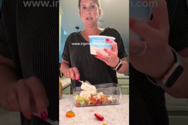 High-protein chicken power bowl! Easy healthy lunch or meal prep idea. Full recipe on my site.