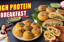 Quick High Protein Gluten-free Healthy Breakfast | Moong Dal Appe & Bun Dosa | Kids Tiffin Recipe