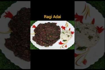 Tasty Ragi Adai #ragirecipes #ragiadai #healthybreakfastideas #ragi