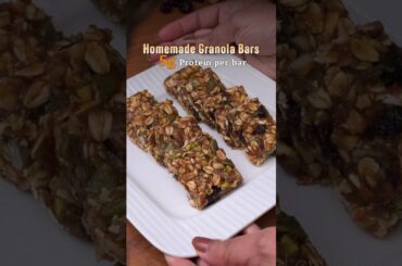 Instant Energy Granola Bars