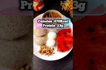 What I Eat for High Protein Breakfast | Healthy Indian Plate #shorts