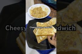 Cheesy mayo sandwich | #food #cooking #recipe #shorts |FoodBellStoryz