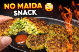 Healthy Zucchini Cutlets | Low Calorie Snack for Weight Loss