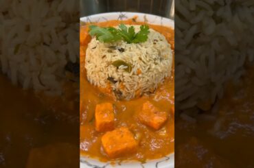 Healthy Lunch | Ghee rice | Paneer Butter Masala #shorts #food #cooking #simple #simplerecipe #lunch