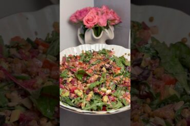Eisenreicher Linsensalat #lentils #salad #salat #foodie #healthy #fyp #recipe