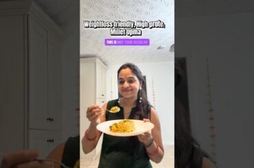 Millet upma , Weightloss friendly, Diabetic friendly. Full recipe is in description by