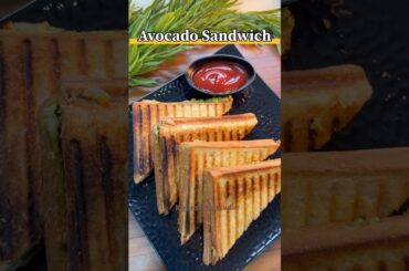 Avocado Sandwich #HealthySandwich #Avocado #QuickRecipe #FoodShorts