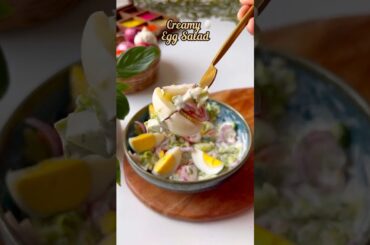 Healthy Creamy Egg Salad Recipe | Easy High Protein Lunch