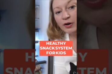 Toddler Snack Station That Parents Actually Use #momhacks #healthysnacks #organized