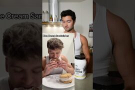 High Protein Ice Cream Sandwiches #protein #diet #food #healthy