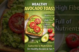 Healthy Avocado Toast in 1:30Minutes | Simple Nutritious Breakfast#shorts #healthyfood #eatsmart
