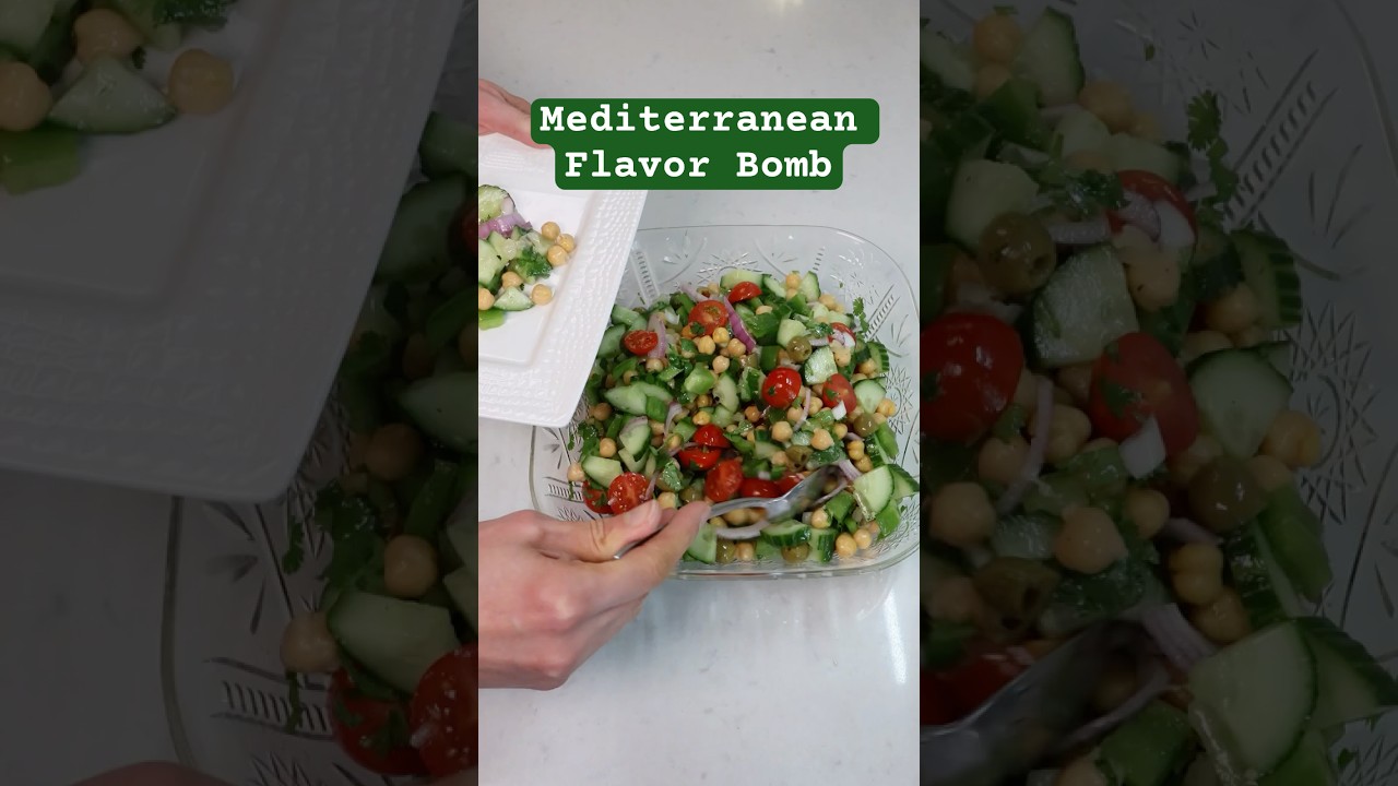 Mediterranean Chickpea Salad I Could Eat Every Day! Mediterranean Chickpea Salad I Could Eat Every Day!