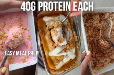Meal Prep Like A Pro! 15 Low Calorie Recipes with 40g+ Protein Each