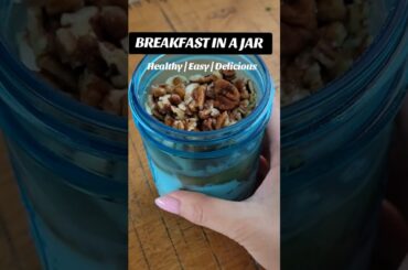 Easy Overnight Oats Recipe | Healthy Breakfast in a Jar #shorts #breakfast #quickrecipes #oats