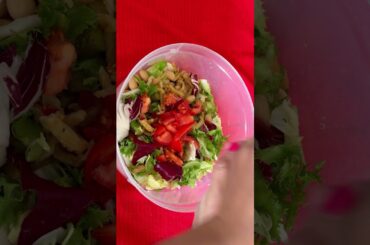 Protein salad #food #youtubeshorts