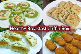 Easy And Healthy Breakfast Ideas For Tiffin | Kids Lunchbox Recipes | Tiffin Recipes | Lunch Box