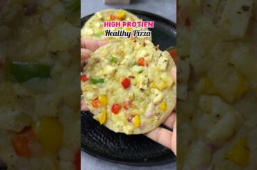 High Protein Pizza No Maida No Oven Sprouts Pizza for Weight Loss and Kids Friendly #shorts #pizza