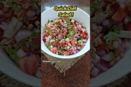Easy Matki Sprouts Salad |Instant Healthy Salad Recipe#salad #sprout #shorts