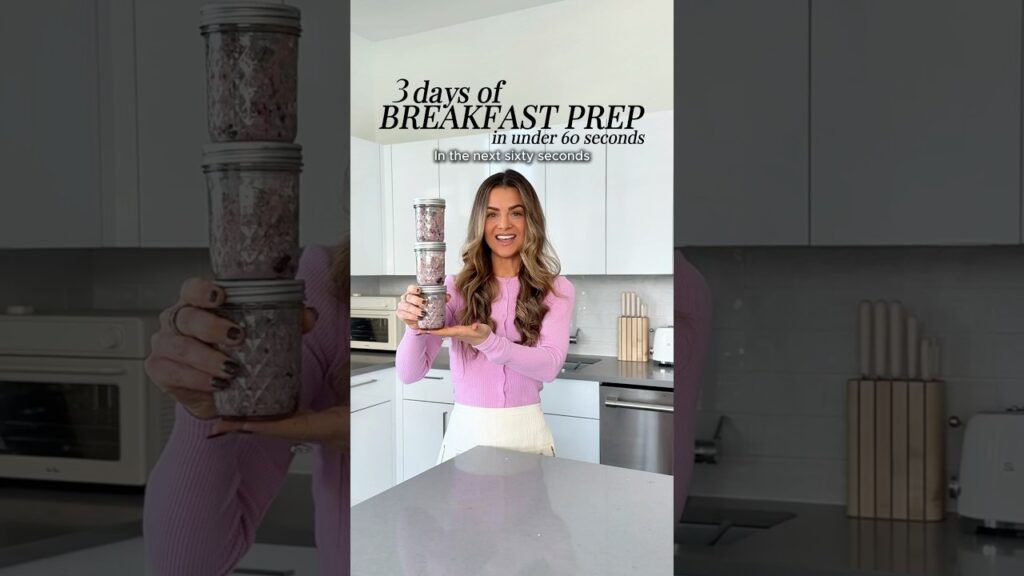 Healthy Breakfast Meal Prep in Less Than A Minute!
