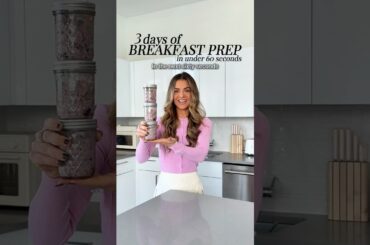 Healthy Breakfast Meal Prep in Less Than A Minute!