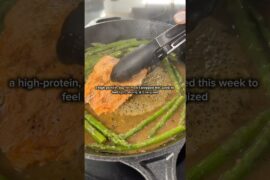 This 52g PROTEIN Salmon Meal Prep Tastes Too Good to Be “Healthy” #food  #recipe #cooking #yum