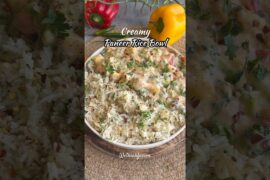 Creamy Paneer Rice Bowl | Healthy Lunch recipes | High protein meals | Paneer recipes #recipe