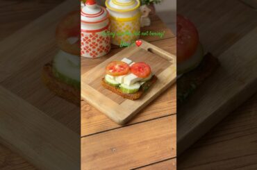 Day 3 of eating healthy but not boring , Best Healthy Sandwich , Easy Breakfast recipe #healthy