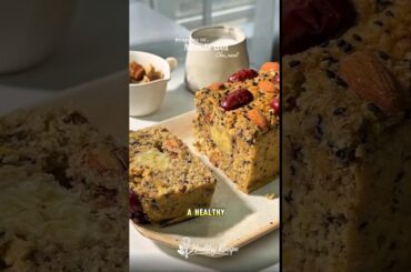 Healthy Banana Chia Cake , Moist, Easy, High-Fiber Snack #recipe #healthyfood