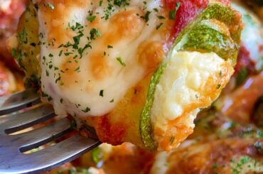 Easiest Zucchini Ricotta Lasagna Rolls