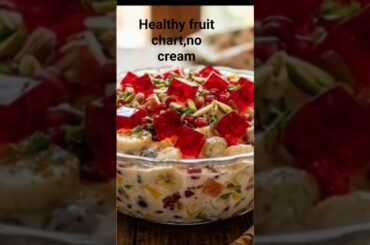 healthy fruit chaat #nocream #viralshort #kasuaralvi#viral