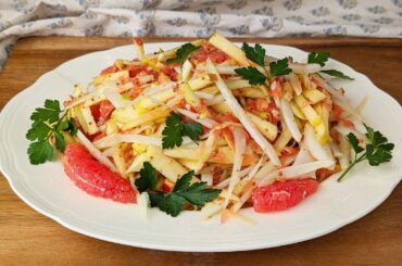 This 5-minute Salad Will Surprise You | Apple Fennel Grapefruit