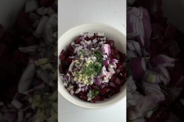 Bright & Spicy Beetroot Salad Recipe  #easyrecipes #foodshorts #food #comfortfood #recipe #beetroot