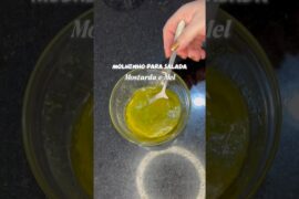 MOLHINHO MOSTARDA E MEL #salada #receitas
