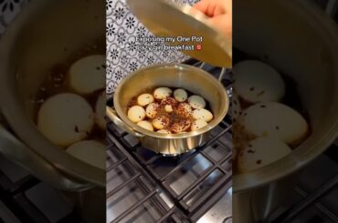 Lazy one pot breakfast #eggs #breakfast #cooking