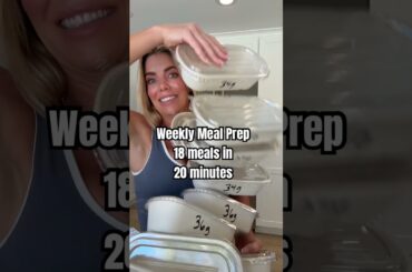 My weekly high protein meal prep | 3 new recipes