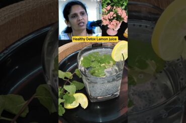 Healthy Detox lemon juice|lemon mint juice|healthy drink#recipe  #shorts #shortsfeed #trending
