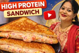 5 Minute High Protein Paneer Sandwich | Quick Healthy Breakfast