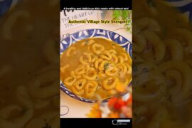 Authentic Maharashtrian Shengole Recipe | Healthy Wheat & Jowar Flour Dish | #shorts #food #cooking