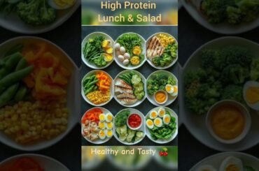 High Protein Breakfast & Lunch Ideas | Eat This to Stay Full & Energized| #proteindiet #healthyfood