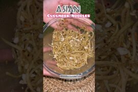 Weight-loss Friendly Low Calorie and High Fibre AsianCucumber Noodles