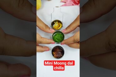 Daily Healthy tiffin ideas for cooking lovers , Paneer Moong Dal Chilla #shorts #viral #minifood
