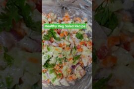 Healthy Vegetable Salad Recipe | Quick & Easy Salad in 5 Minutes#VegetableSalad#HealthySalad